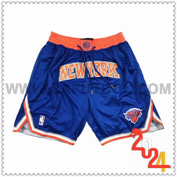 Cortos NBA New York Knicks 2024/25 Azul/Naranja