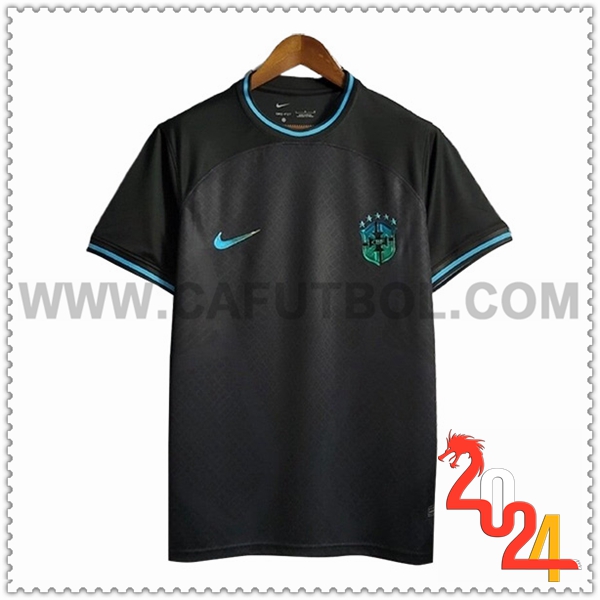 Camiseta Equipo Brasil Negro Edicion especial 2024 2025