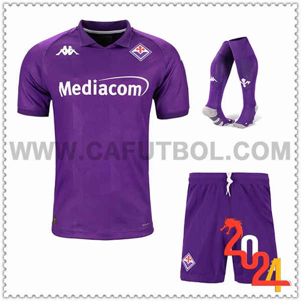 Primera Equipacion del Fiorentina (Pantalones + Chaussettes) 2024 2025