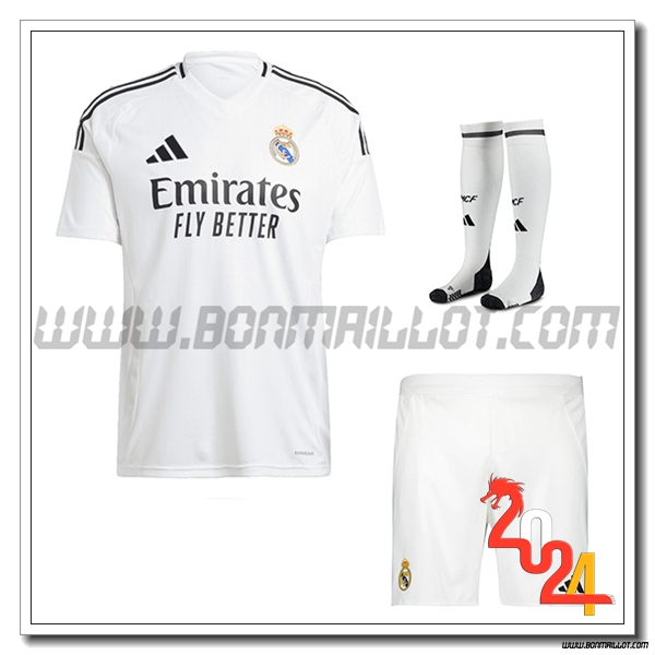 Primera Equipacion del Real Madrid (Pantalones + Chaussettes) 2024 2025