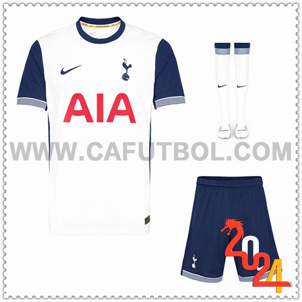 Primera Equipacion del Tottenham Hotspur (Pantalones + Chaussettes) 2024 2025