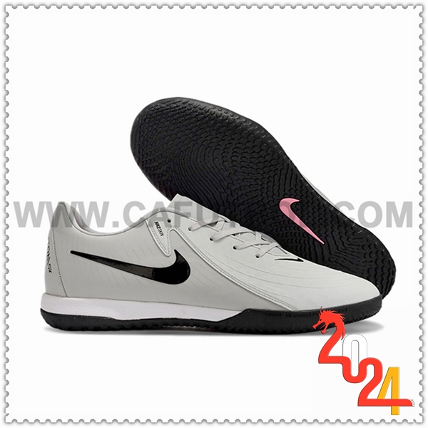 Nike Botas De Fútbol Phantom GX II ACAD LV8 IC Gris/Negro