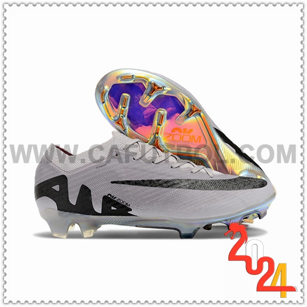 Nike Botas De Fútbol AIR Zoom Mercurial Vapor 15 Elite XXV FG Gris/Negro