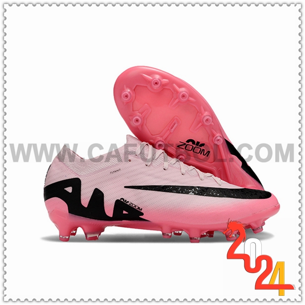 Nike Botas De Fútbol Air Zoom Mercurial Vapor XV Elite AG Rosa/Negro