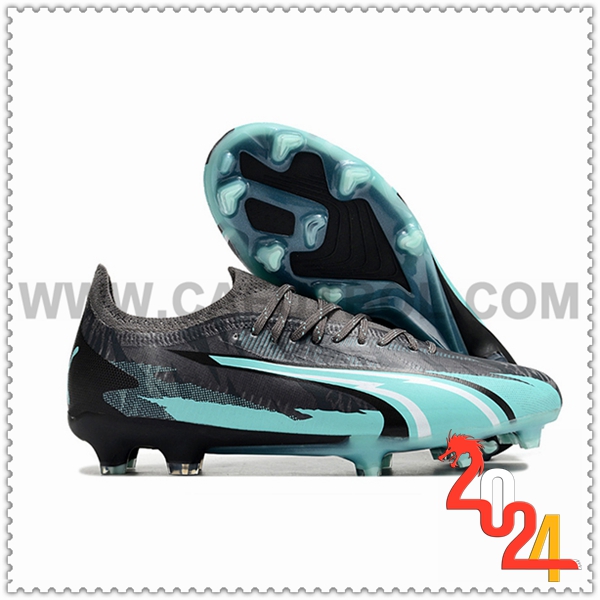 PUMA Botas De Fútbol Ultra Ultimate FG Negro/Azul