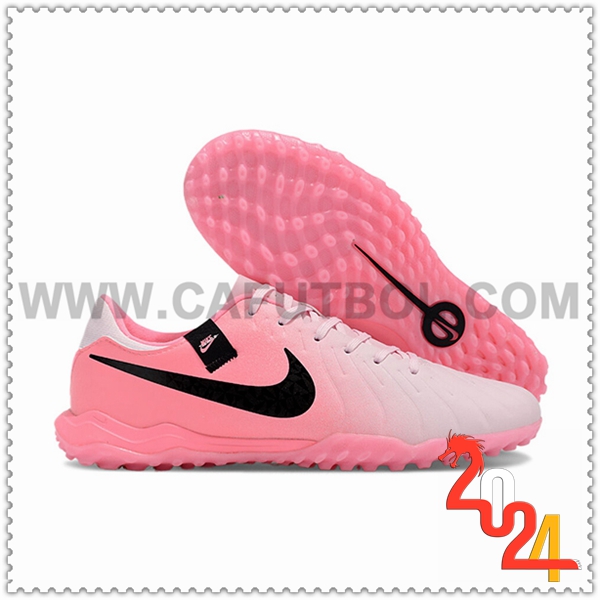 Nike Botas De Fútbol Tiempo Legend X Academy TF Rosa/Negro