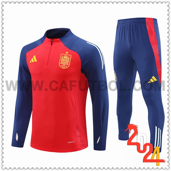 Chandal Futbol España Rojo/Azul 2024 2025