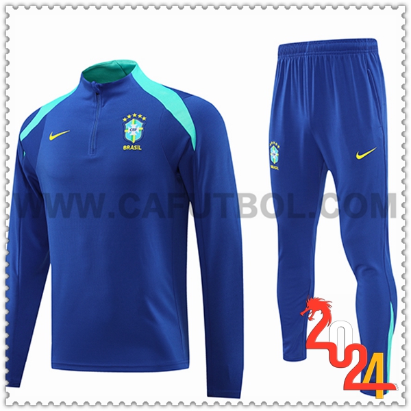 Chandal Futbol Brasil Azul/Verde 2024 2025