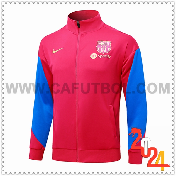 Chaquetas Futbol FC Barcelona Rojo/Azul 2024 2025