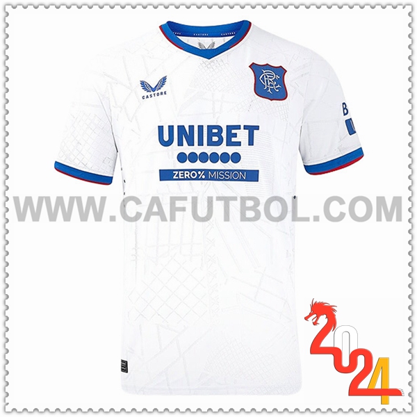 Segunda Nuevo Camiseta Futbol Rangers FC 2024 2025