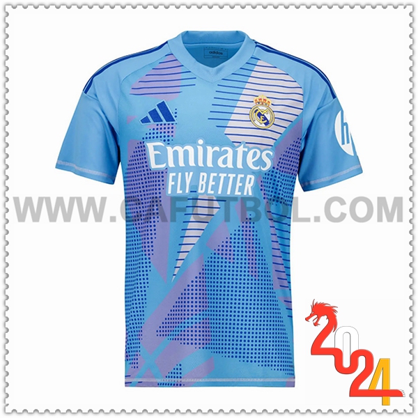 Primera Nuevo Camiseta Futbol Portero Real Madrid 2024 2025