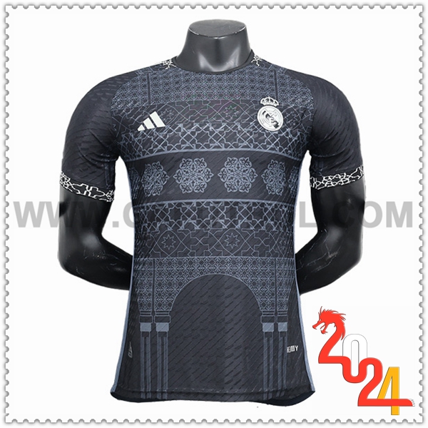 Camiseta Futbol Real Madrid Negro Edicion especial 2024 2025