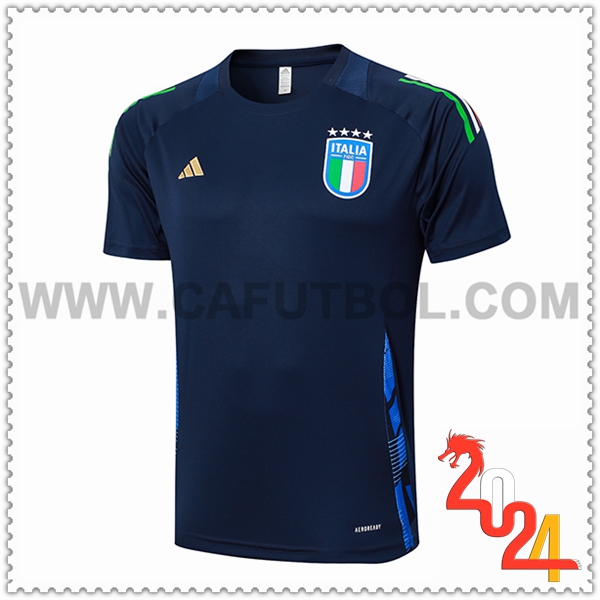 Camiseta Entrenamiento Italia azul real 2024 2025