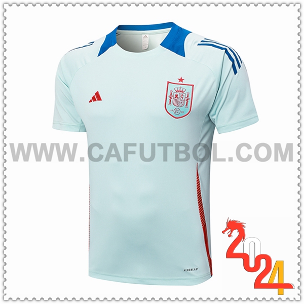 Camiseta Entrenamiento España Azul Claro 2024 2025