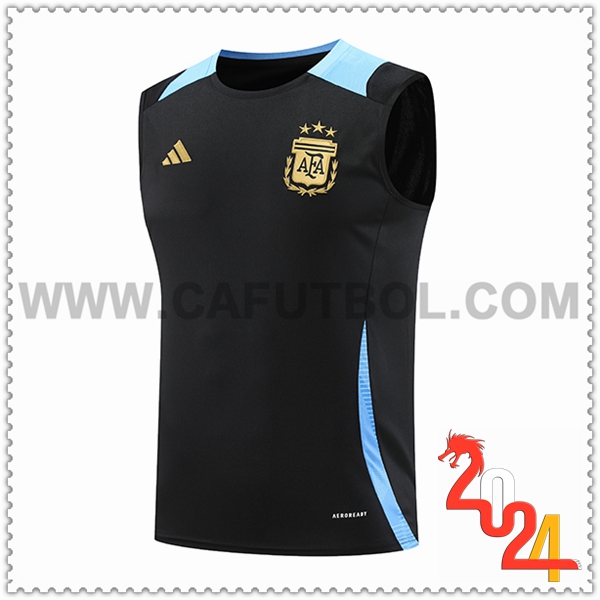 Chalecos De Futbol Argentina Negro/Azul 2024 2025