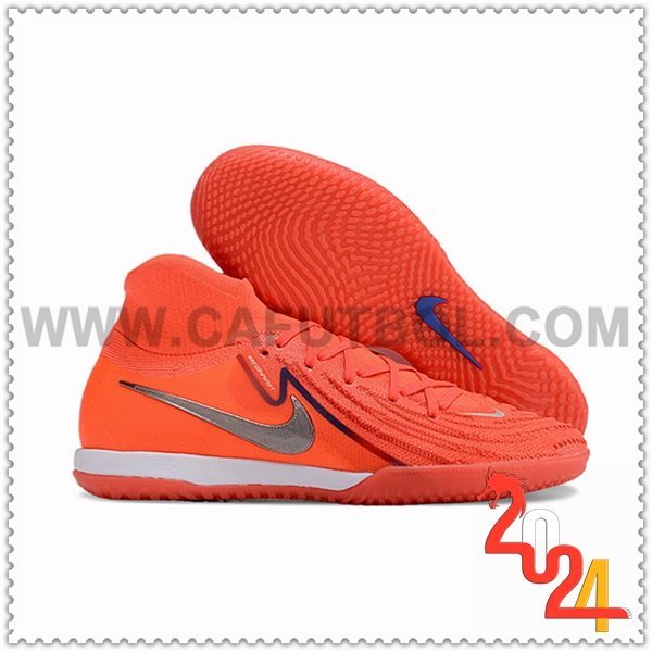 Nike Botas De Fútbol Phantom Luna Elite NU IC Naranja/Gris