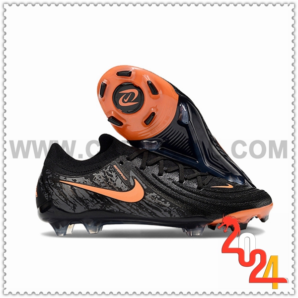 Nike Botas De Fútbol Phantom Luna Elite NU FG Negro/Naranja