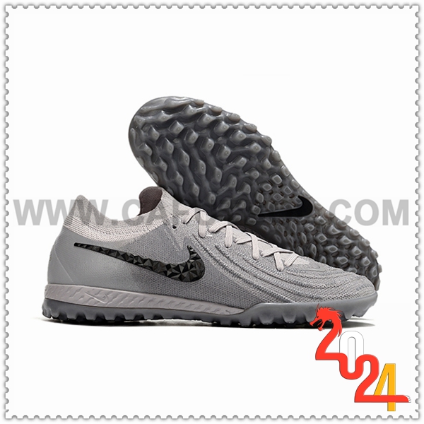 Nike Botas De Fútbol Phantom GX II EliteTF Gris/Negro