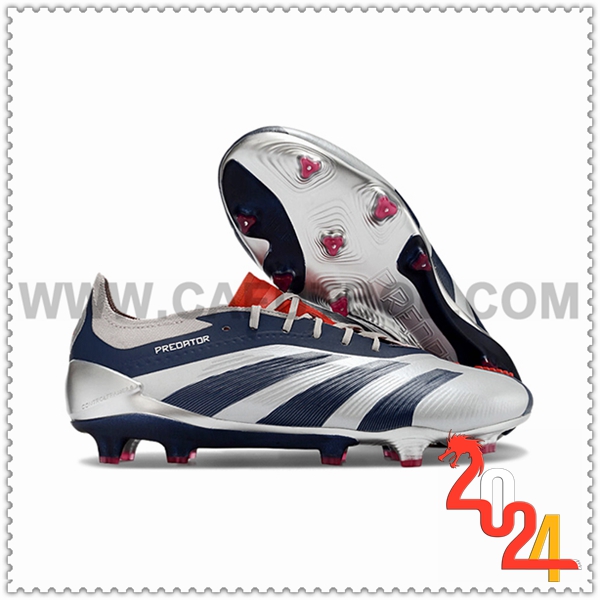 Adidas Botas De Fútbol Predator Elite FG Gris/Azul