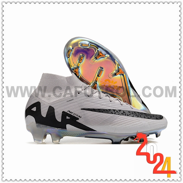 Nike Botas De Fútbol Zoom Superfly 9 Elite MR FG Gris/Negro