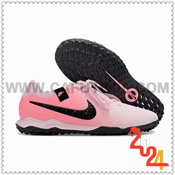 Nike Botas De Fútbol Tiempo Legend X PRO TF Rosa/Negro