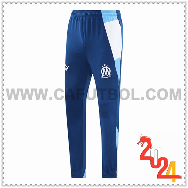 Pantalon Entrenamiento Marsella Azul/Blanco 2024 2025