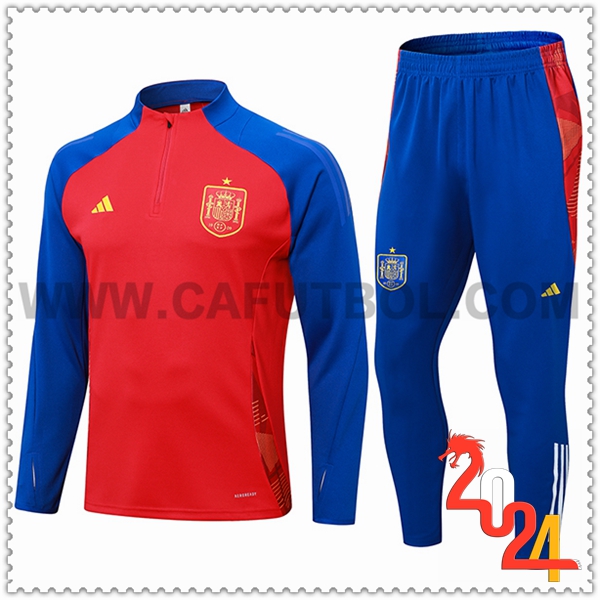 Chandal Futbol España Rojo/Azul 2024 2025 -02