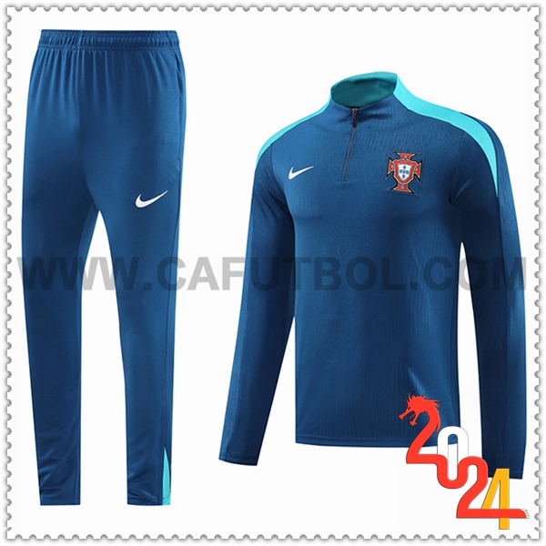 Chandal Futbol Portugal azul real 2024 2025