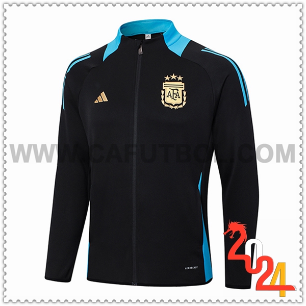 Chaquetas Futbol Argentina Negro/Azul 2024 2025 -02