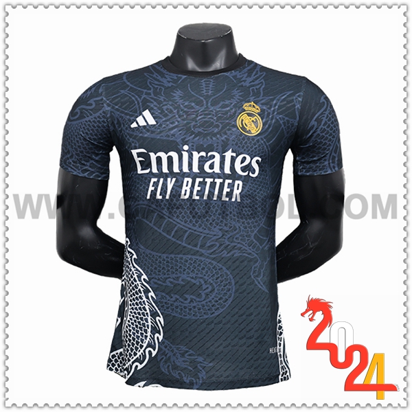 Camiseta Futbol Real Madrid Negro Edicion especial 05 2024 2025