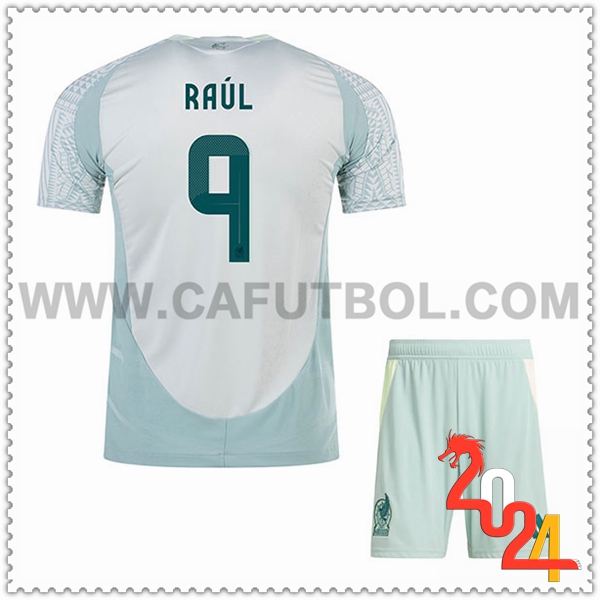 Segunda Camiseta Equipo Mexico RAUL #9 2024 2025