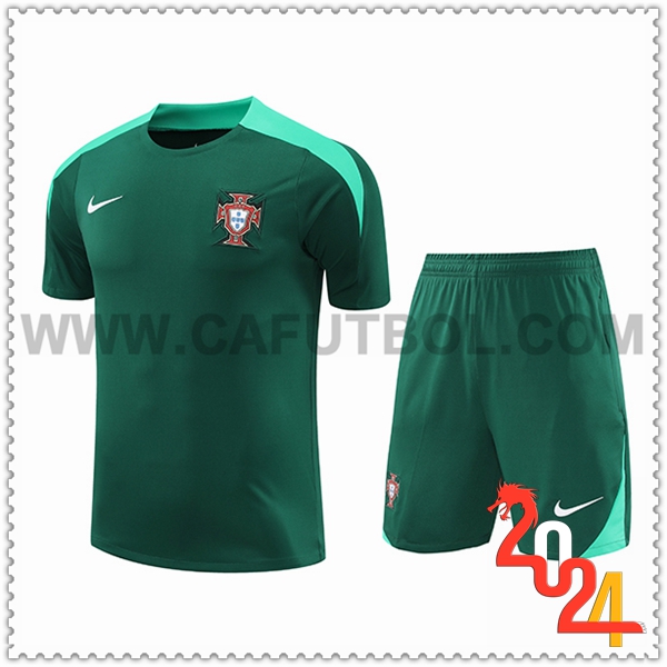 Camiseta Entrenamiento Portugal Verde 2024 2025