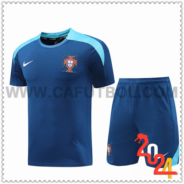 Camiseta Entrenamiento Portugal azul real 2024 2025