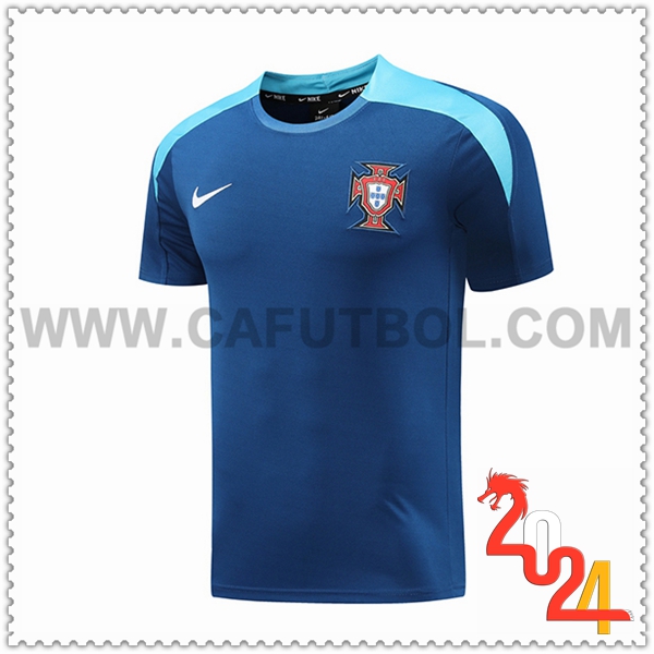 Camiseta Entrenamiento Portugal azul real 2024 2025