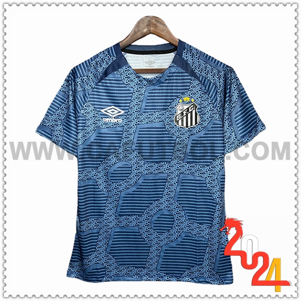 Camiseta Entrenamiento Santos Azul 2024 2025