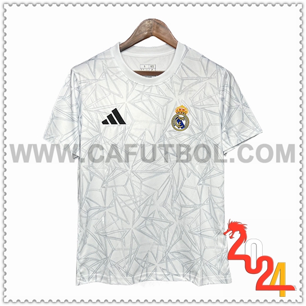 Camiseta Entrenamiento Real Madrid Blanco 2024 2025