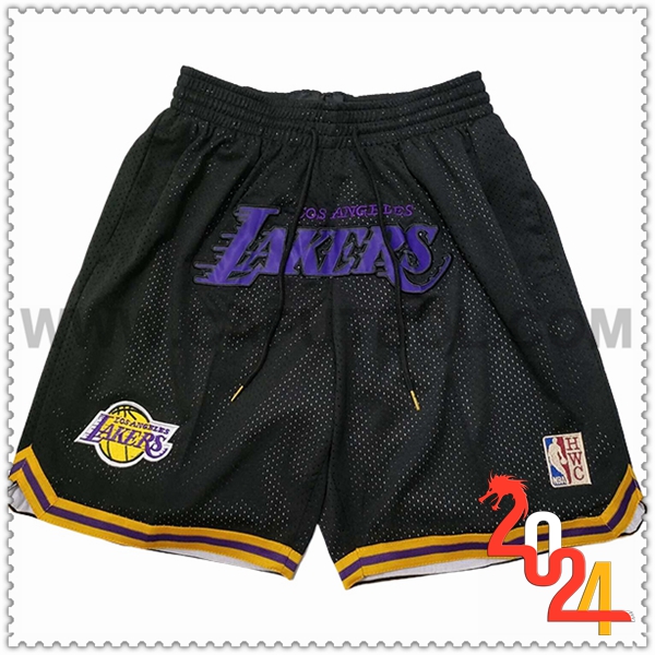 Cortos NBA Los Angeles Lakers 2024/25 Negro