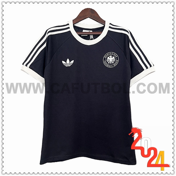 Camiseta Retro Alemania Negro Edicion especial