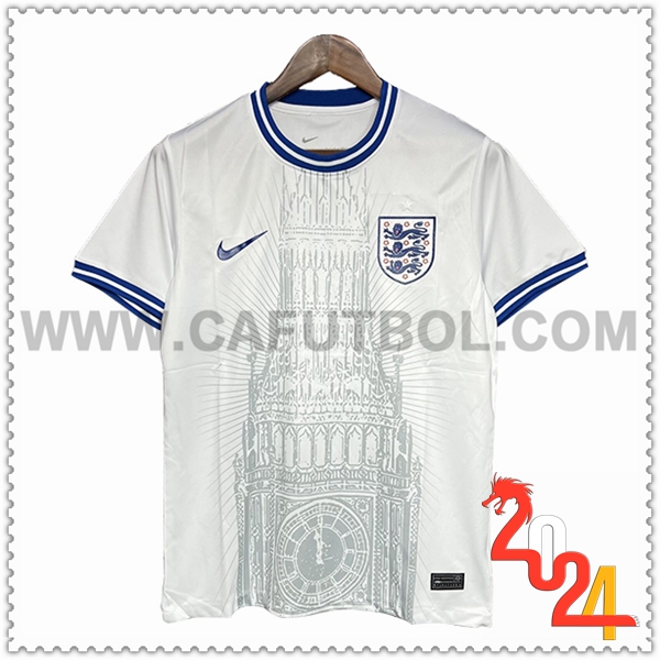 Camiseta Equipo Inglaterra Blanco Edicion especial 2024 2025