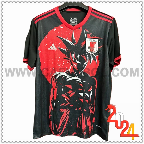 Camiseta Equipo Japon Negro Rojo Edicion especial 2024 2025