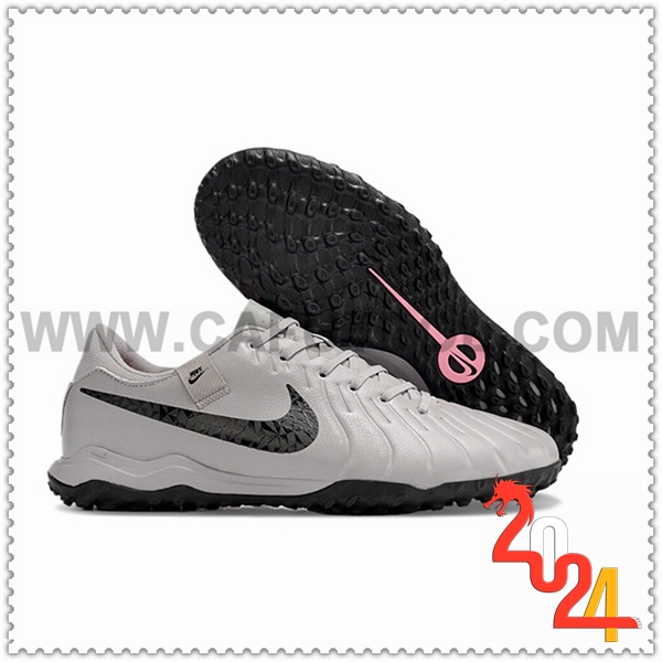 Nike Zapatos Futbol Tiempo Legend X Academy TF Gris/Negro