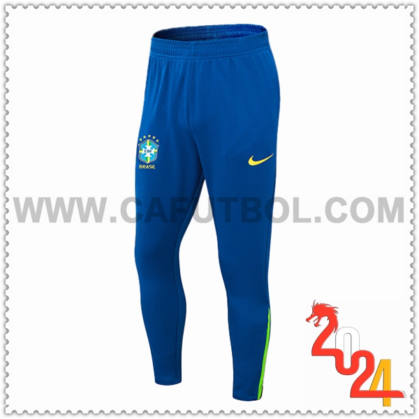 Pantalones Entrenamiento Brasil Azul/Verde 2024 2025 -03