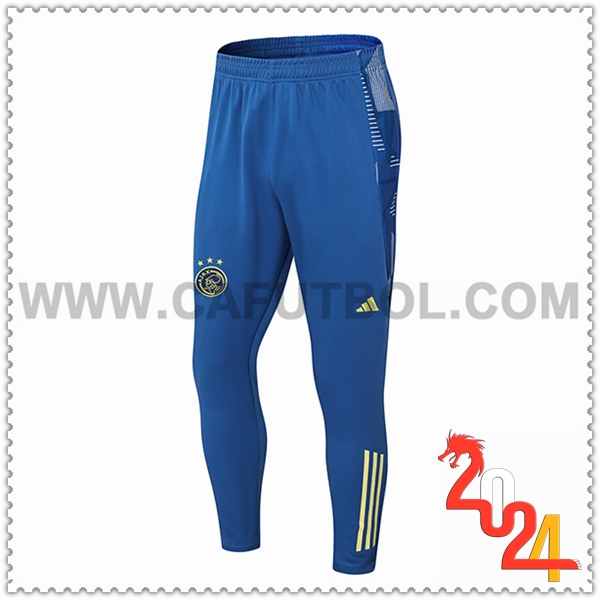 Pantalones Entrenamiento Ajax Azul 2024 2025