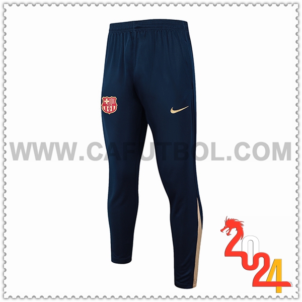 Pantalones Entrenamiento FC Barcelona Azul Oscuro 2024 2025 -02