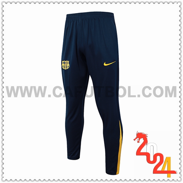 Pantalones Entrenamiento FC Barcelona Azul/Amarillo 2024 2025 -02