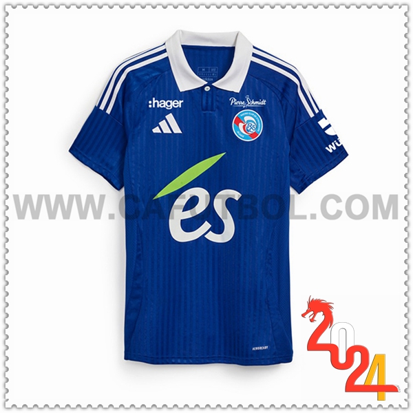 Primera Camiseta Futbol RC Strasbourg 2024 2025