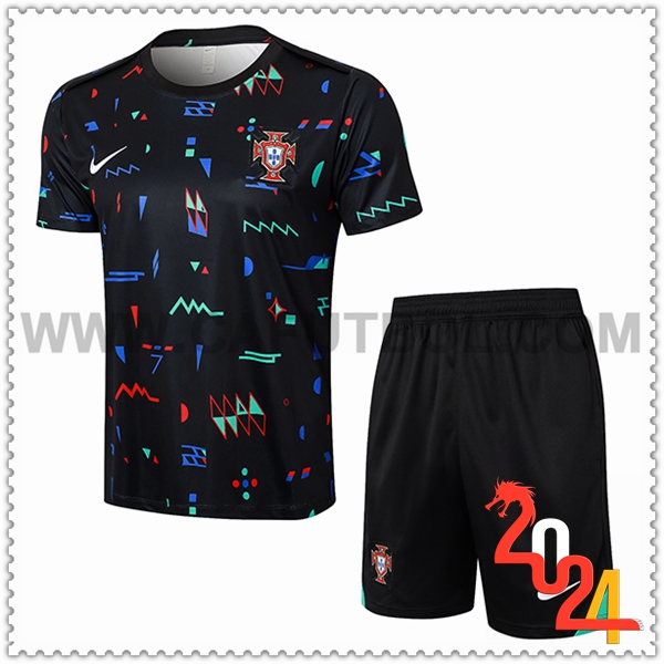 Camiseta Entrenamiento Portugal Negro 2024 2025 -03