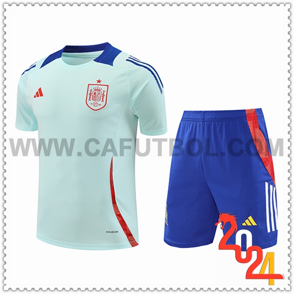 Camiseta Entrenamiento España Azul Claro 2024 2025 -03