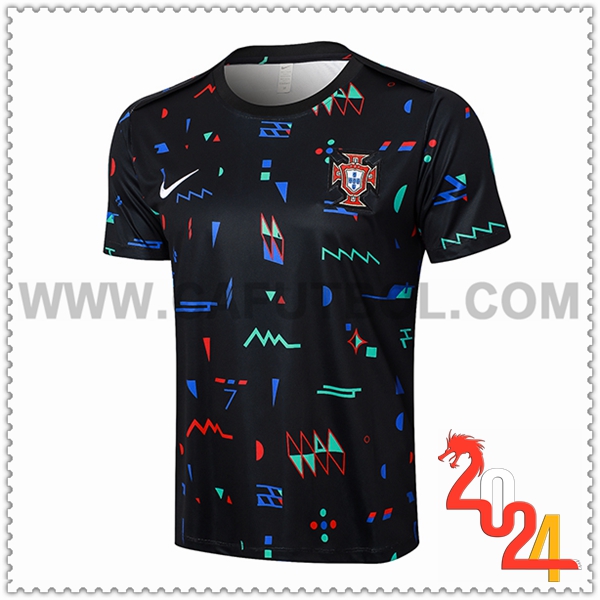 Camiseta Entrenamiento Portugal Negro 2024 2025 -02