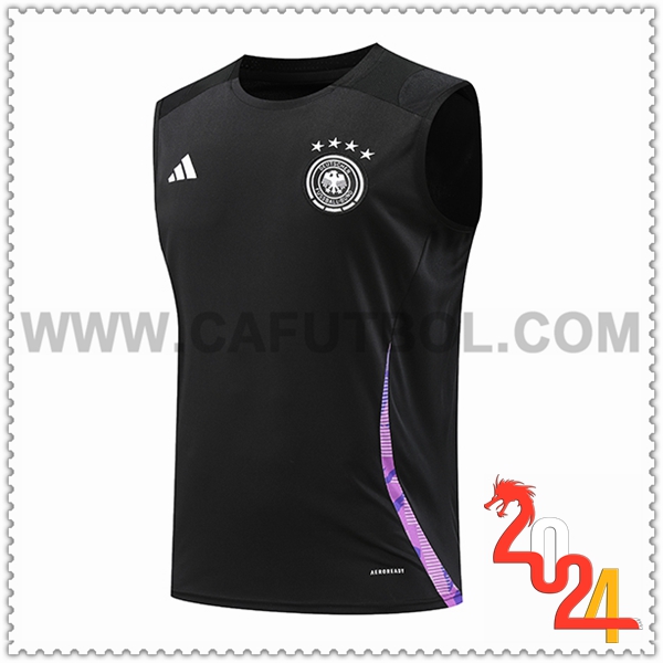 Chalecos De Futbol Alemania Negro/Violeta 2024 2025